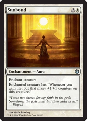 Sunbond - Born of the Gods #28/165 MTG Magic The Gathering - Image 1 of 1