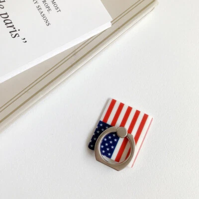 Suporte giratório anel dedo celular LiliDreamStore 360 - Bandeira dos EUA - Imagem 1 de 3