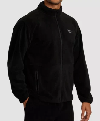 RVCA Sport VA Essential Fleece Track Jacket  Sweatshirt Men's Size M NWT - Image 1 of 4