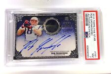2010 Topps Five Star Rob Gronkowski on card auto patch /90 PSA 7 NM  - #161