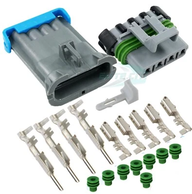 Delphi Metri-Pack 280 Series 4-Way Connector Gauge w/18-16 AWG Terminal  - Image 1 of 4