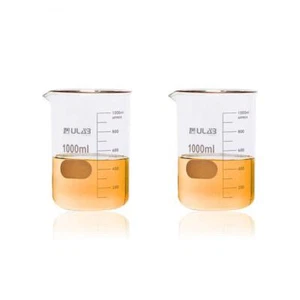 Scientific Glass Beaker Set Vol. 1000ml 3.3 Borosilicate Griffin Low Form wit... - Bild 1 von 4