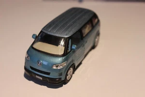 VW Micro Bus, 2001, Blue, Diecast, Welly, 1:43 scale - Picture 1 of 6