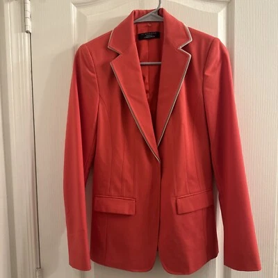 Elie Tahari For Nordstrom Beautiful Pink Beige Blazer sz 2 EUC T6 Foto 1 de 4