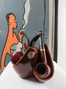 Vintage Pfeifen Ständer Keramik Frankreich Ceramique d` Art - Bild 1 von 8