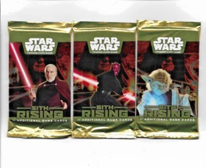 STAR WARS SITH RISING 3 x PACKS 11 CARDS IN EACH PACK TCG SEALED - Picture 1 of 2