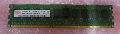 Hynix HMT125R7AFP4C-H9 2GB PC3-10600 DDR3-1333MHz ECC CL9 240-Pin DIMM Memory - Image 1 of 3