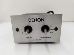 Denon AU-320 Step-Up Transformer MC Phono Preamp Vintage Japan Tested - Picture 1 of 7