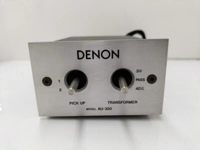Denon AU-320 Step-Up Transformer MC Phono Preamp Vintage Japan Tested - Image 1 of 4