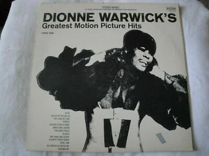 DIONNE WARWICK'S GREATEST MOTION PICTURE HITS VINYL LP 1969 SCEPTER RECORDS VG+ - Picture 1 of 3