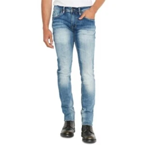 Buffalo David Bitton Mens MAX-X Skinny-Fit Jeans Blue 40X32 - Picture 1 of 1