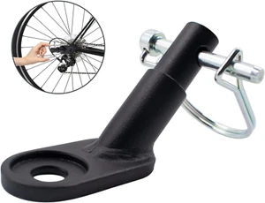 ® Bicycle Trailer Coupler Hitch Black Universal Cycling Adapter Accessories Rear - Picture 1 of 7