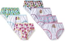 Shopkins Girls Briefs  Underwear 7 Pairs of Panties Size 4