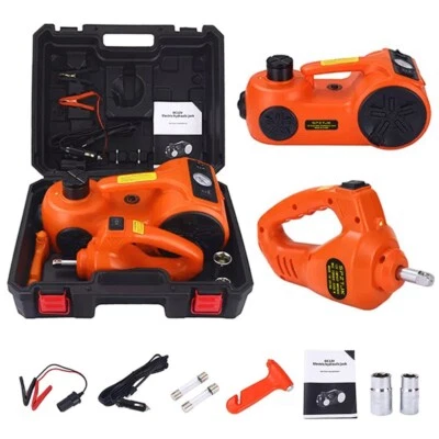 SPZTJK 5 Ton Heavy Duty 12V DC Car Electric Hydraulic Jack Lift, Portable Foto 1 de 2