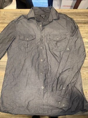 Kenneth Cole Reaction Men's Long Sleeve Shirt Gray Stripes Size Small. NWOT. V - Image 1 of 4