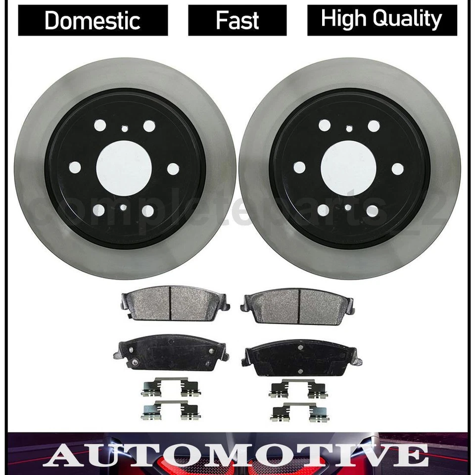 3 pastillas de freno traseras rotores de freno para Chevrolet Avalanche 2007 2008 2009 2010 2011 Foto 1 de 4