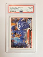 2012 Topps Update #US299 Bryce Harper/Chipper Jones PSA 9 SP