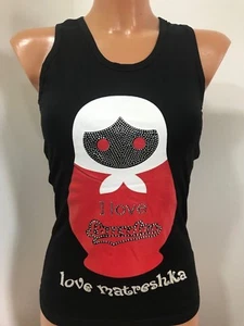 LOVE COUTURE "ФАК Ю БАРБИ" RUSSIAN Matroschka/Matrjoschka Schwarz LC-035 - Bild 1 von 6