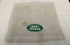 Embroidered Car Logo Landrover on a Grey Face Cloth / Flannel
