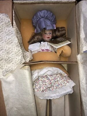 Фарфоровая кукла Little Bo Peep Franklin Heirloom винтаж 1987 Helen Kish  - Изображение 1 из 4