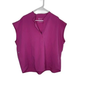 FIGS Scrub Top XXL Rafaela Oversized Electric Orchid Technical Collection - Picture 1 of 4