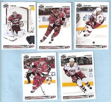 2009-10 Russian Bear Retro Carolina Hurricanes Team Set (5)