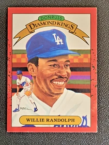 1990 Donruss - Diamond Kings #19 Willie Randolph(MULTI ERROR CARD) - Picture 1 of 24