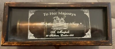Хобби-лобби Telescope To Her Majesty Royal Navy A Maspoli London деревянная коробка - Изображение 1 из 4