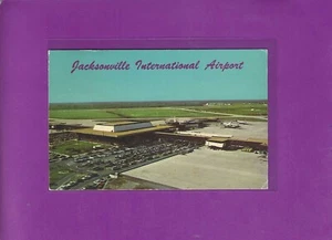 Eastern Airlines 727/DC-9 + 707/DC-8? at Jacksonville FL airport postcard  - Picture 1 of 2