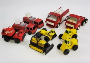 Vintage Tonka Trucks 9tlg Lot Trucks and Equipment Most 90er 2 Metall 70er Jahre  - Bild 1 von 12