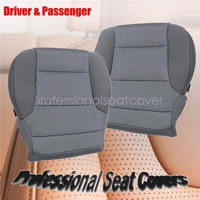 Cubierta de asiento inferior de tela gris para conductor y pasajero GMC Sierra 3500HD 2015-2019 Foto 1 de 4