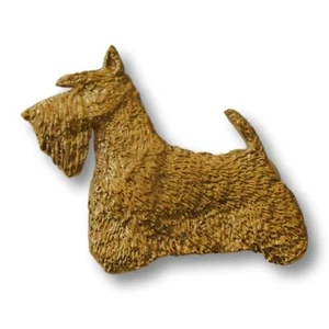 Scottish Terrier Pin - 24K Gold Plated - Picture 1 of 2