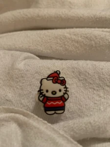 NWOT Unbranded Hello Kitty Christmas Outfit Charm for Crocs Shoes - Picture 1 of 2