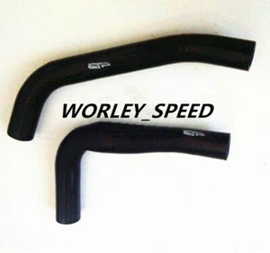 Black Radiator Hose For Aftermarket Holden HQ/HJ/HX/HZ V8 253/308 4.2L 5.0L V8 - Picture 1 of 6