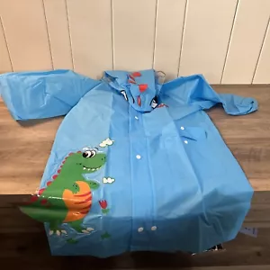 Kids Dino Large Rain Jacket - Picture 1 of 3