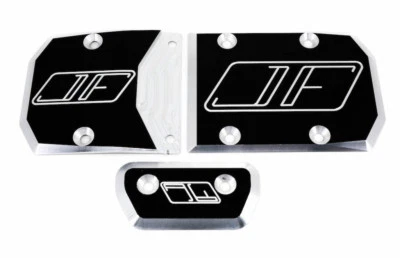 Losi XL-E Electric Car skid plate set By Jofer USA RC, BLACK - Image 1 of 3
