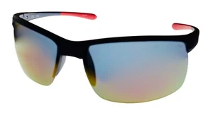 Fila Mens Rimless Matte Blue Plastic  Sunglass , Orange  Flash Lens SF9144 D82R - Picture 1 of 7