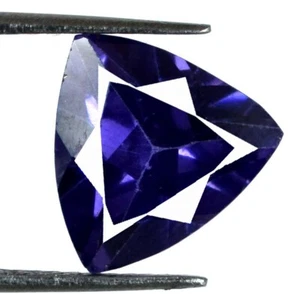 5-7 Ct Burma Purple Spinel Gemstone Trillion Cut Certified New Product - Foto 1 di 8