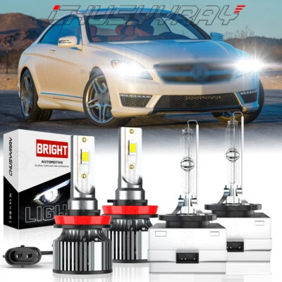 Kit de bombillas de haz alto/bajo LED HID para Mercedes-Benz CL500 2011-2013 H11 D1S Foto 1 de 4