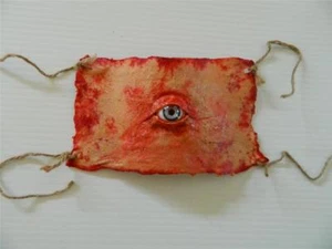 HALLOWEEN HORROR  PROP - Skinned Flesh with Eye Bottle label and Eyeball Stopper - Picture 1 of 1