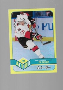 2011-12   Erik Karlsson, O-Pee-Chee, In Action