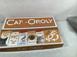 Cat-Opoly Board Game Monopoly Themed Game Family Night Property Trading Complete - Picture 1 of 2