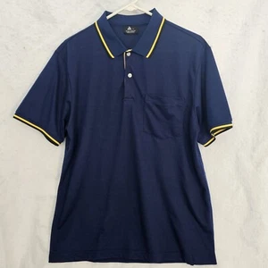 V VALANCH L Herren Poloshirt Kurzarm feuchtigkeitsableitend Golf sportlich navy - Bild 1 von 14