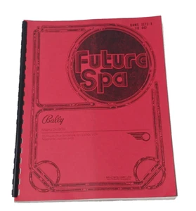 Future Spa Pinball Operations/Service/Repair/Troubleshooting Manual Bally uC - Picture 1 of 4