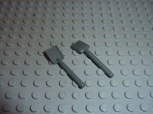 2 x Lego Dkstone Minifig Accessory Shovel Réf 3837 Set 9247/10178/9247/7649/4754