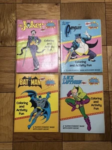 Libro de actividades para colorear vintage de DC Comic Superpoderes Alexander’s Department Store - Imagen 1 de 3