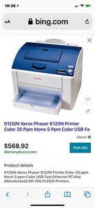 xerox phaser 6120 color printer - Picture 1 of 12