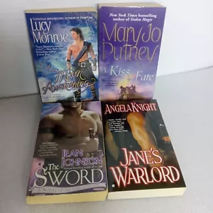 4 X Small Paperback Fantasy Romance Erotic Women's Fiction Mixed Author - Picture 1 of 9