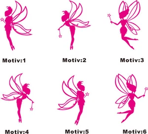 Wandtattoo, Aufkleber Fee , Elfe ca. 12*8 cm,  3 Motive zur Wahl,  SA73 Fairy - Picture 1 of 2