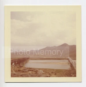 Waegman Railroad Bridge, Chilgok, South Korea - Inverted Kodak Snapshot 1961 - Picture 1 of 3